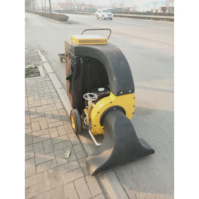 Outdoor Power Vacuum - Self Propelled Engine Powered Chipper Vacuum