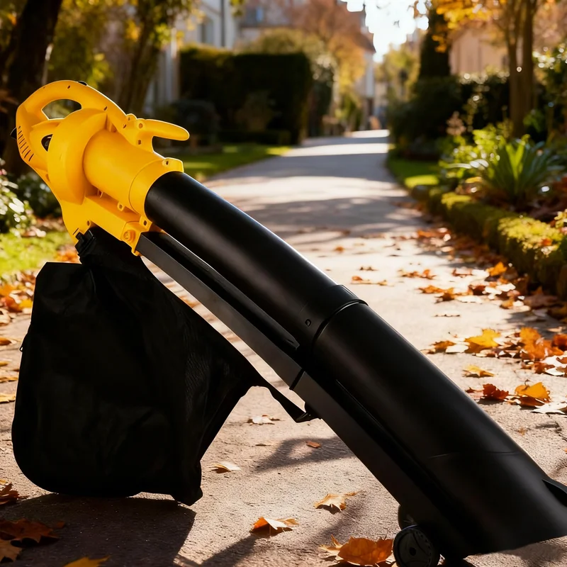 Outdoor Power Vacuum - Electric High Power Leaf Blower Vacuum