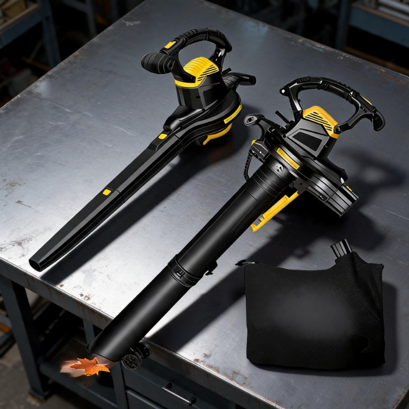 Outdoor Power Vacuum - Yard Blower Leaf Sweeper Leaf Crusher