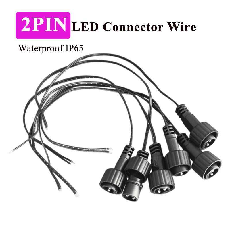 Extension Cord Outdoor - Outdoor 2Pin LED Connector with 25cm