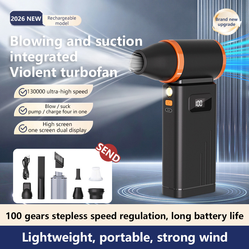 Outdoor Power Vacuum - Handheld Vacuum Cleaner 2-in-1 Suction Blow