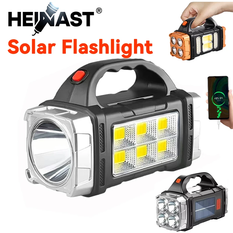 Outdoor Usb Power Bank - Powerful Handheld Flashlight USB Rechargeable Torch