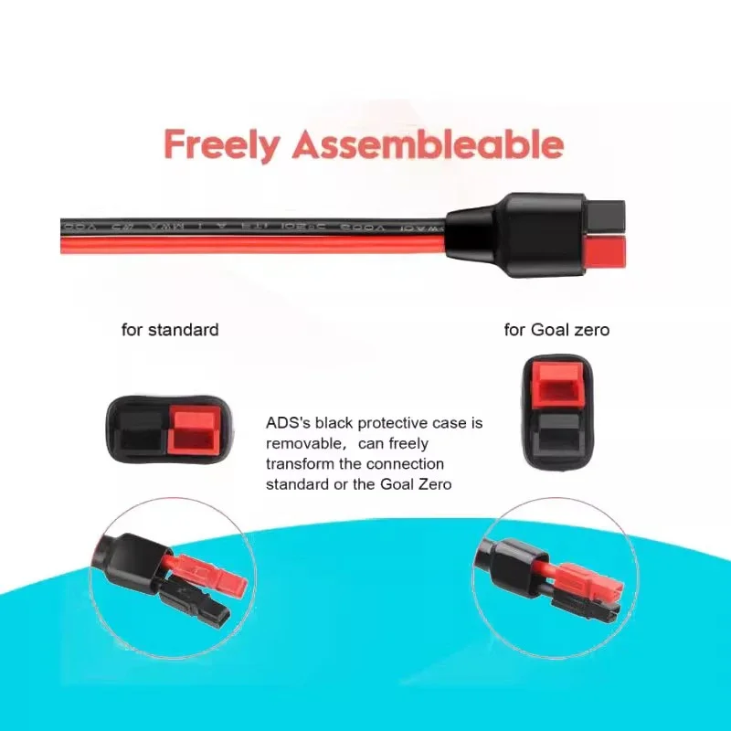 30A Charing Plug Connector Wir - огляд і ціна Outdoor Power Double Adapter