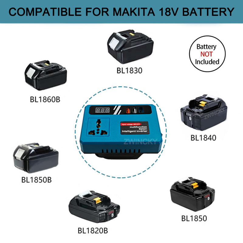 Power Inverter DC 18V To 220V  - огляд і ціна Outdoor Power Inverter
