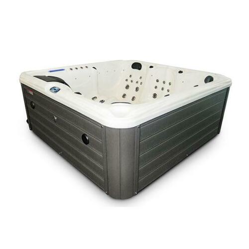 6-Seater Outdoor White Marble  - огляд і ціна Outdoor Power For Hot Tub
