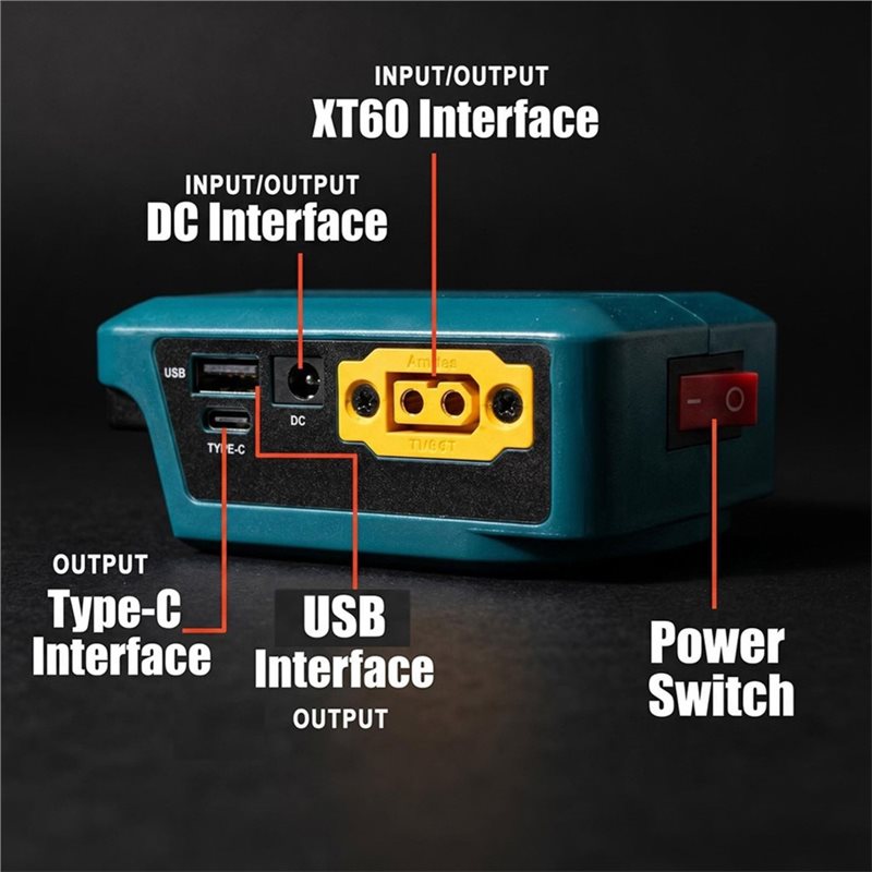 AT82-Outdoor Car Emergency Pow - огляд і ціна Outdoor Power Double Adapter