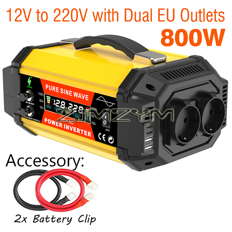 500W/800W/1000W Pure Sine Powe - огляд і ціна Outdoor Power Inverter