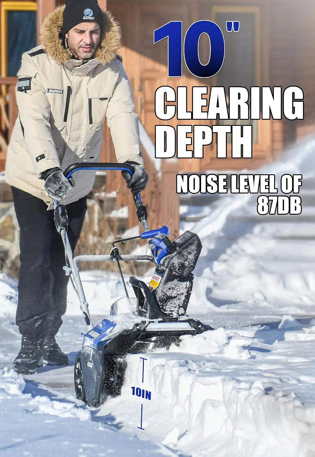 BestsellerCordless Snow Blower - огляд і ціна Snow Blower Single