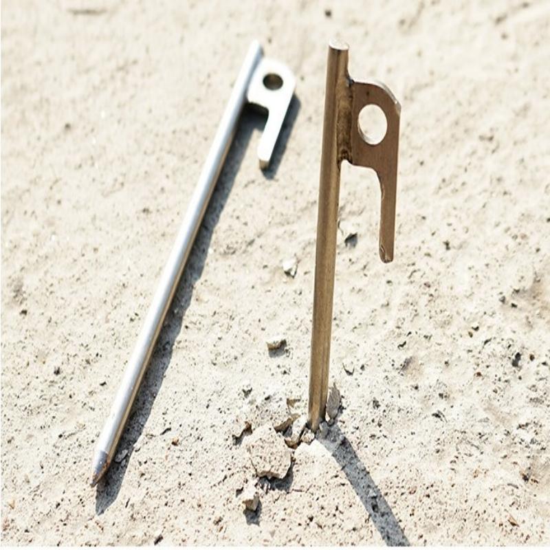 4Pcs Heavy Duty Steel Tent Peg - огляд і ціна Outdoor Power Stake