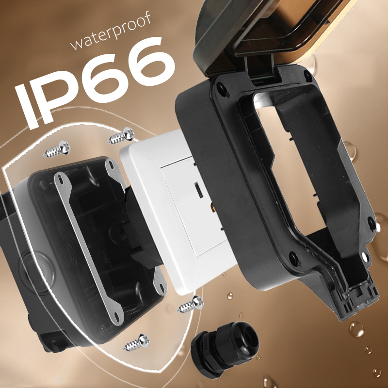 Avoir IP66 Wall Waterproof Soc - огляд і ціна Outdoor Power Solutions