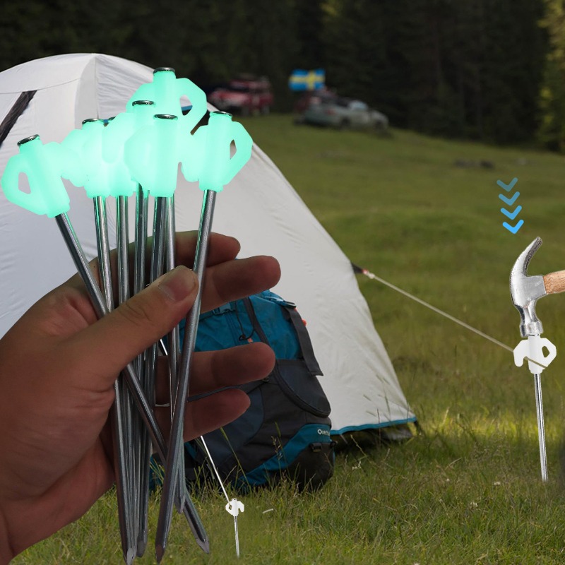 Luminous Tent Pegs Glow in Dar - огляд і ціна Outdoor Power Stake