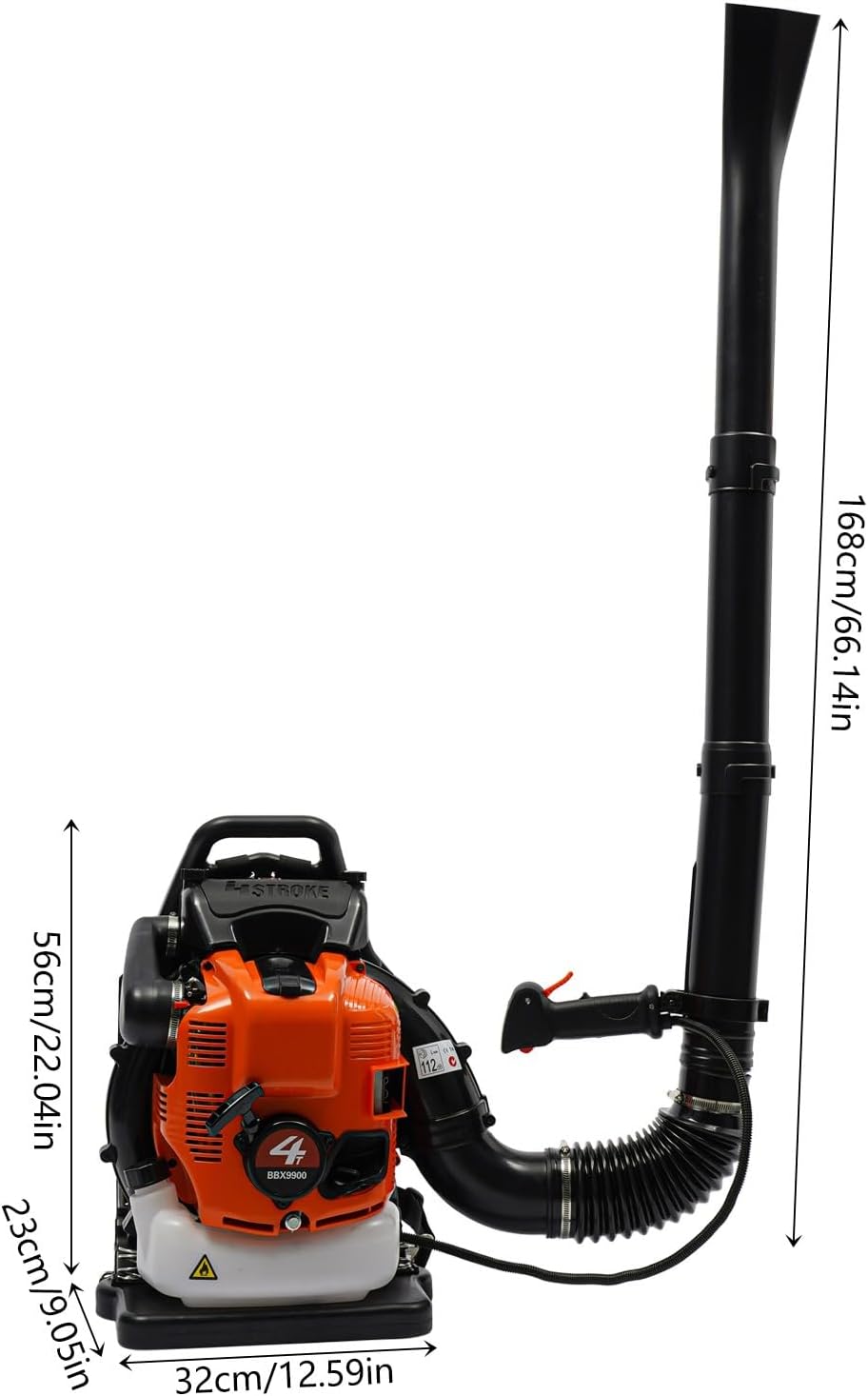 Gas Backpack Leaf Blower, 4 St - огляд і ціна Snow Blower Single