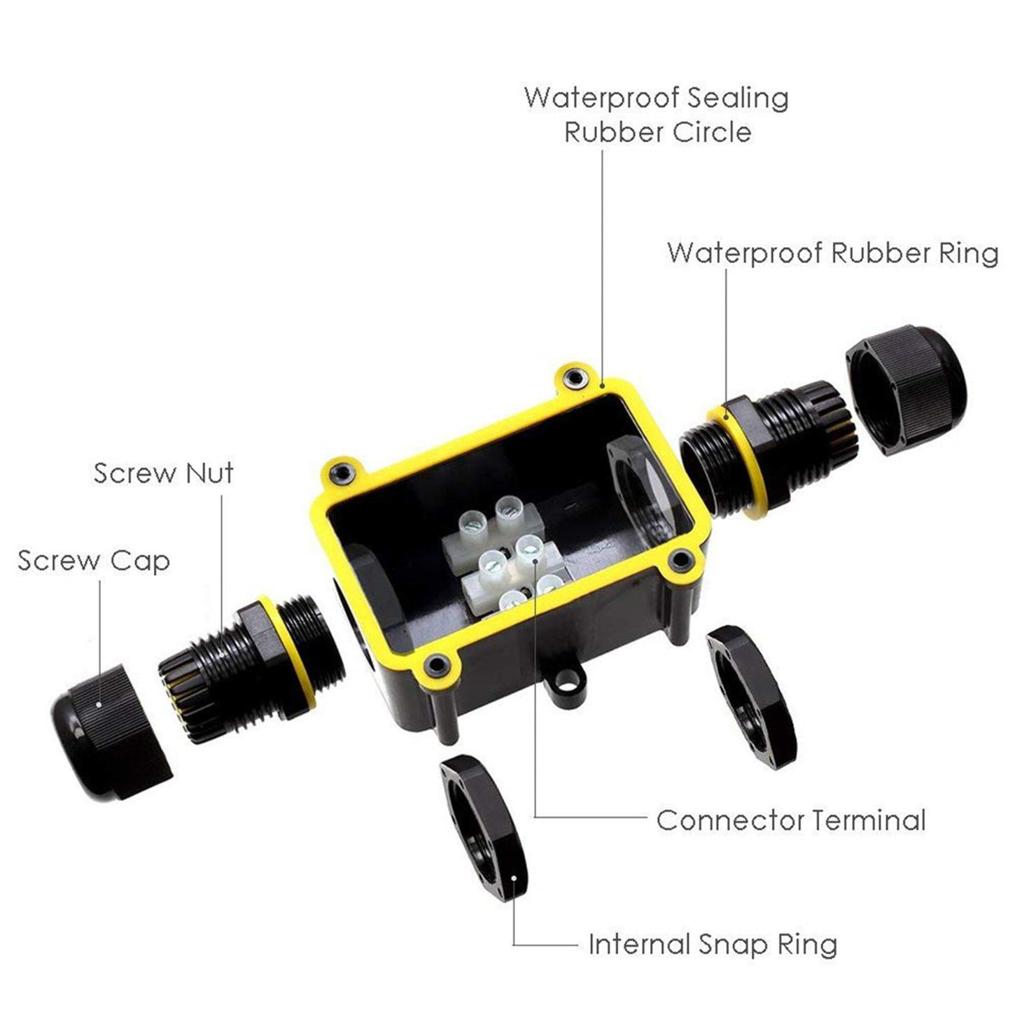 2 Way Outdoor Waterproof IP66  - огляд і ціна Outdoor Power Wire