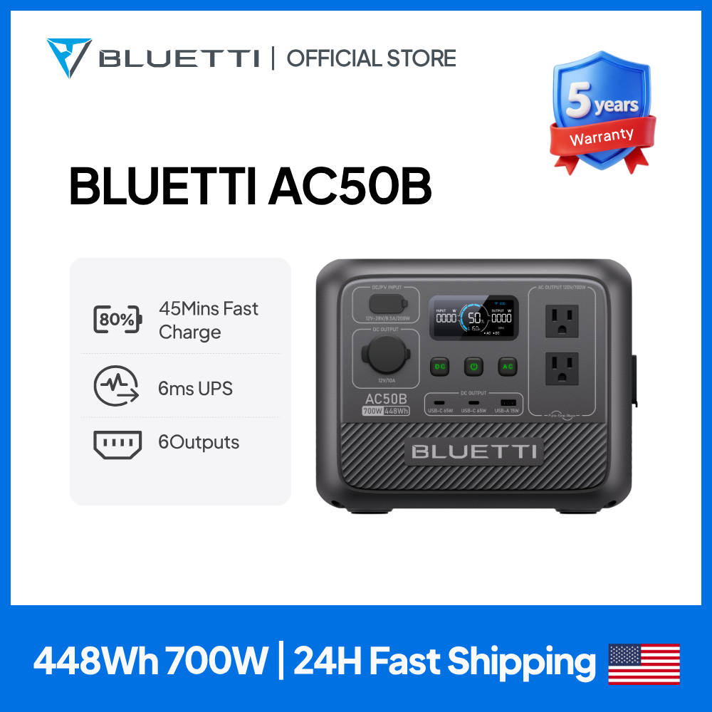 BLUETTI AC50B Portable Power S - огляд і ціна Outdoor Power Inverter
