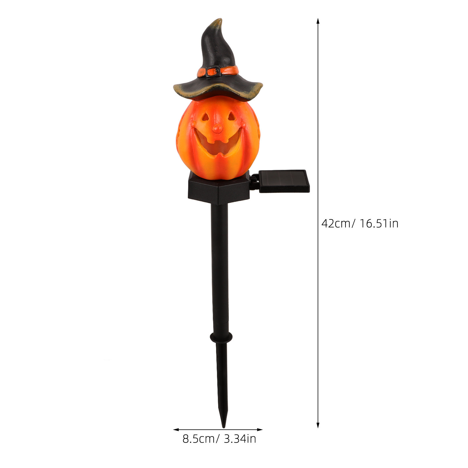Halloween Pumpkin Solar Garden - огляд і ціна Outdoor Power Stake