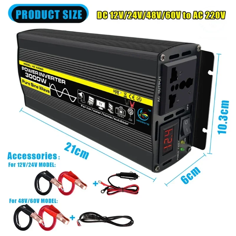 New Pure Sine Wave Power Inver - огляд і ціна Outdoor Power Inverter