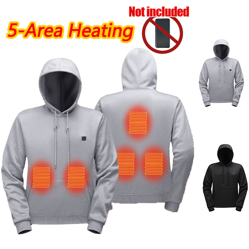 5 Zone Heating Hoodie Heating  - огляд і ціна Outdoor Usb Power Bank